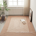 Brown design Polypropylene indoor and outdoor woven rug